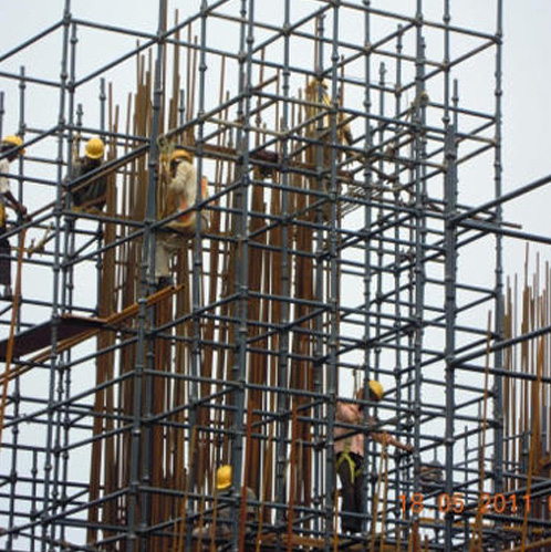 scaffolding-used-at-construction-site